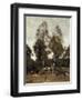 Clairiere Pierre du Bois, the Evaux, near Chateau-Thierry-Jean-Baptiste-Camille Corot-Framed Giclee Print