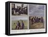 Clairon D'Artillerie, Canon De 90, Officiers De Zouaves-Jules Gervais-Courtellemont-Framed Stretched Canvas