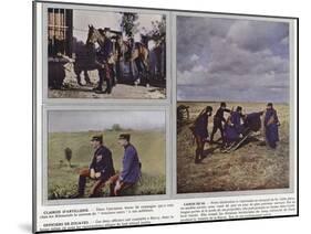 Clairon D'Artillerie, Canon De 90, Officiers De Zouaves-Jules Gervais-Courtellemont-Mounted Photographic Print