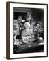 Clairvoyant Woman Reading Cards-David Scherman-Framed Photographic Print