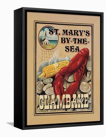 Clam Bake-Catherine Jones-Framed Stretched Canvas