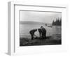Clam Digging, 1915-null-Framed Premium Giclee Print