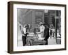 Clam Seller in Mulberry Bend, N.Y.-null-Framed Photo