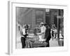 Clam Seller in Mulberry Bend, N.Y.-null-Framed Photo