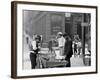 Clam Seller in Mulberry Bend, N.Y.-null-Framed Photo