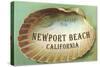 Clam Shell Souvenir from Newport Beach, California-null-Stretched Canvas