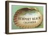 Clam Shell Souvenir from Newport Beach, California-null-Framed Art Print