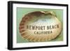 Clam Shell Souvenir from Newport Beach, California-null-Framed Art Print