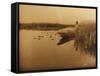 Clamath Marsh, 1898-Edward S. Curtis-Framed Stretched Canvas