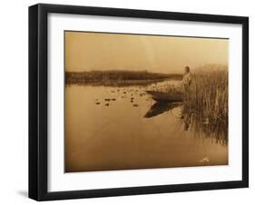 Clamath Marsh, 1898-Edward S. Curtis-Framed Giclee Print