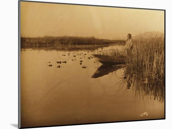 Clamath Marsh, 1898-Edward S. Curtis-Mounted Giclee Print