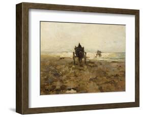 Clammer's Horse Drive, C. 1890-Hendrik Johannes Weissenbruch-Framed Giclee Print