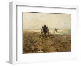 Clammer's Horse Drive, C. 1890-Hendrik Johannes Weissenbruch-Framed Giclee Print