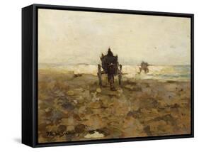 Clammer's Horse Drive, C. 1890-Hendrik Johannes Weissenbruch-Framed Stretched Canvas