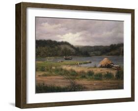 Clamming, Long Island-Henry Alexander-Framed Giclee Print