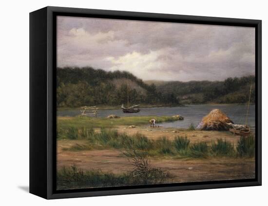 Clamming, Long Island-Henry Alexander-Framed Stretched Canvas