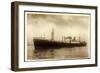 Clan Macdougall, View of a Steamer-null-Framed Giclee Print