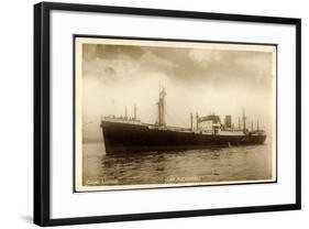 Clan Macdougall, View of a Steamer-null-Framed Giclee Print