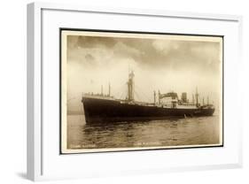 Clan Macdougall, View of a Steamer-null-Framed Giclee Print