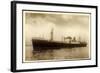 Clan Macdougall, View of a Steamer-null-Framed Giclee Print