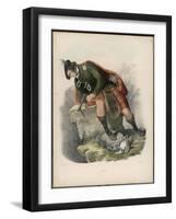 Clan Ross Engaged in Killing Birds-null-Framed Art Print