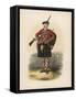 Clan Shaw with a Gun-null-Framed Stretched Canvas