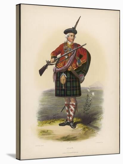 Clan Shaw with a Gun-null-Stretched Canvas