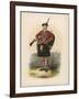 Clan Shaw with a Gun-null-Framed Art Print