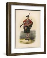 Clan Shaw with a Gun-null-Framed Art Print