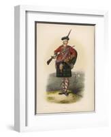 Clan Shaw with a Gun-null-Framed Art Print