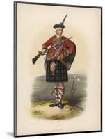 Clan Shaw with a Gun-null-Mounted Art Print