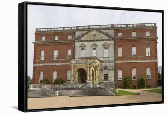 Clandon Park Palladian House, West Clandon, Guildford, Surrey, England, United Kingdom, Europe-Rolf Richardson-Framed Stretched Canvas