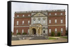 Clandon Park Palladian House, West Clandon, Guildford, Surrey, England, United Kingdom, Europe-Rolf Richardson-Framed Stretched Canvas