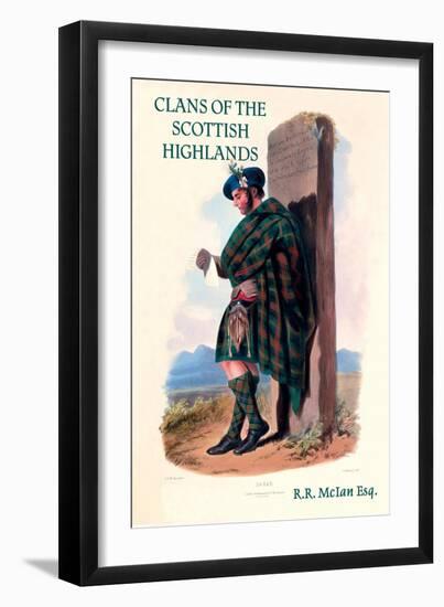 Clans of the Scottish Highlands-null-Framed Art Print