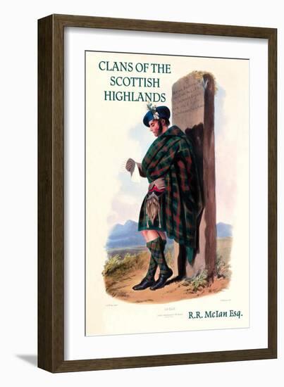 Clans of the Scottish Highlands-null-Framed Art Print