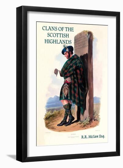 Clans of the Scottish Highlands-null-Framed Art Print