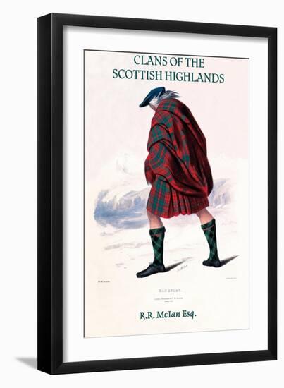 Clans of the Scottish Highlands-null-Framed Art Print