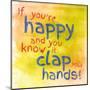 Clap Your Hands 1-Lauren Gibbons-Mounted Art Print