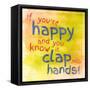 Clap Your Hands 1-Lauren Gibbons-Framed Stretched Canvas