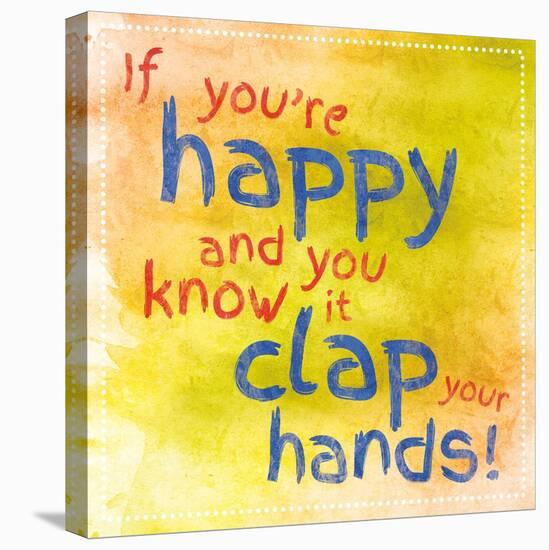 Clap Your Hands 1-Lauren Gibbons-Stretched Canvas