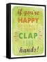 Clap-Erin Clark-Framed Stretched Canvas