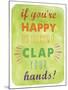 Clap-Erin Clark-Mounted Giclee Print