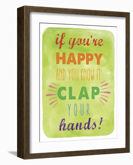 Clap-Erin Clark-Framed Giclee Print