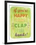 Clap-Erin Clark-Framed Giclee Print