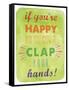 Clap-Erin Clark-Framed Stretched Canvas