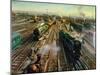 Clapham Junction (Oil on Canvas)-Terence Cuneo-Mounted Giclee Print