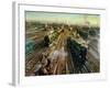 Clapham Junction (Oil on Canvas)-Terence Cuneo-Framed Giclee Print