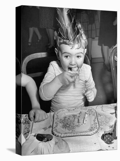 Clapp's Baby Food Company Staging a Child's party-Cornell Capa-Stretched Canvas