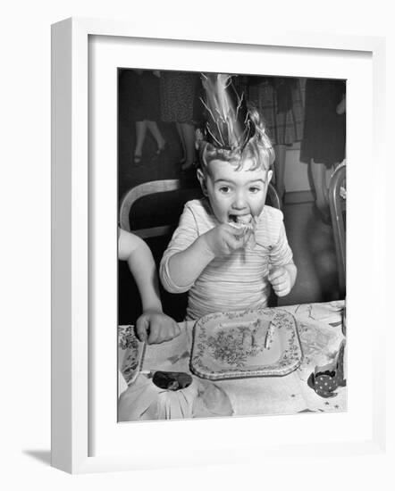 Clapp's Baby Food Company Staging a Child's party-Cornell Capa-Framed Photographic Print