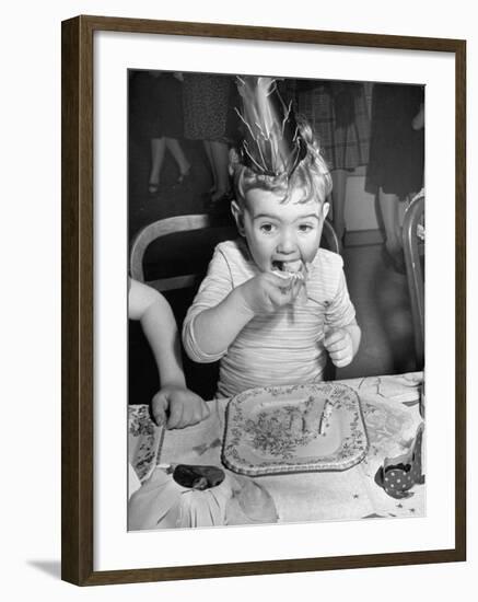 Clapp's Baby Food Company Staging a Child's party-Cornell Capa-Framed Photographic Print